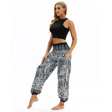 Load image into Gallery viewer, Printed belly dance pants women loose casual yoga pants