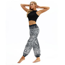 Load image into Gallery viewer, Printed belly dance pants women loose casual yoga pants