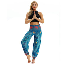 Load image into Gallery viewer, Loose Printed Wide Leg Pants Yoga Fitness Casual Pants Yoga Pants