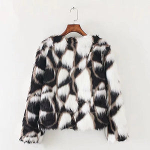 Autumn Winter New Short Imitation Fox Fur Coat