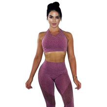 Load image into Gallery viewer, New women&#39;s hollow breathable yoga exercise suit