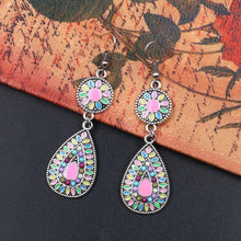 Load image into Gallery viewer, Colorful Inlaid Rice Beads Drop Earrings