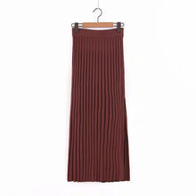 Load image into Gallery viewer, Knit High Waist Split Maxi Skirt