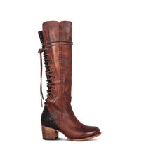 Load image into Gallery viewer, Boho Winter Low Heel Bandage Long Boots