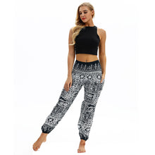 Load image into Gallery viewer, Totem print Women&#39;s Casual Light Lantern Dance Pants Popular In Autumn Yoga Loose Pants
