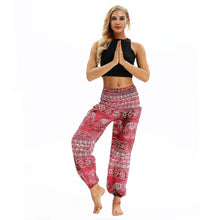 Load image into Gallery viewer, Elephant big Pattern Digital Printing Yoga Pants Loose Women&#39;s Sports Lantern Pants Belly Dance Casual Yoga Pants 2