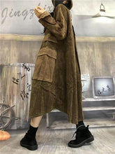Load image into Gallery viewer, Corduroy Casual Loose Plus Size Jacket Outwear