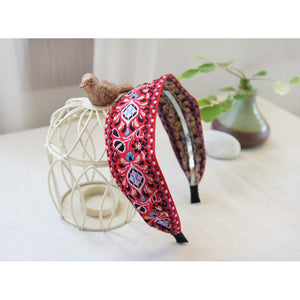 National Embroidery Fabric Hairband  Headband