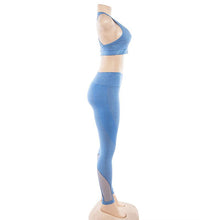 Load image into Gallery viewer, New women&#39;s hollow breathable yoga exercise suit