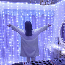 Load image into Gallery viewer, Christmas Decorations for Home 3m Curtain String Light Flash Fairy Garland Home Decor Navidad 2021 Xmas Decoration New Year 2022
