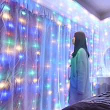 Load image into Gallery viewer, Christmas Decorations for Home 3m Curtain String Light Flash Fairy Garland Home Decor Navidad 2021 Xmas Decoration New Year 2022