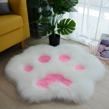 Load image into Gallery viewer, Cute Cat Paw Pattern Soft Plush Carpet Home Sofa Coffee Table Floor Mat Bedroom Bedside Decorative Carpet