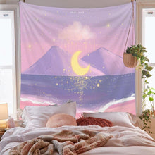 Load image into Gallery viewer, Cute Tapestry Wall Hanging Wall Decor view hanging cloth cute decoration painting tapestry net red background cloth dormitory