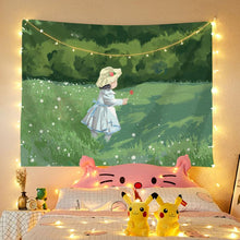 Load image into Gallery viewer, Cute Tapestry Wall Hanging Wall Decor view hanging cloth cute decoration painting tapestry net red background cloth dormitory