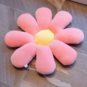 Daisy Plush Pillow Flower Toy Plant Stuffed Doll For Kids Girls Gifts Soft Sofa Cushion Tatami Floor Pillows Home Decor 3 Sizes