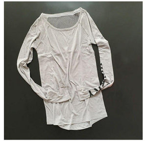 Fitness Yoga Shirt Breathable Sportswear Women T Shirt Sport Yoga Top Quick-Dry Running Shirt Gym  Sport Shirt Jacket