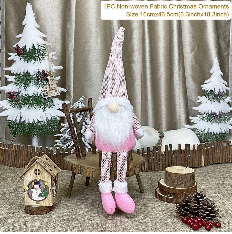 Gnome Christmas Faceless Doll Merry Christmas Decorations For Home Cristmas Ornament Xmas Navidad Natal New Year