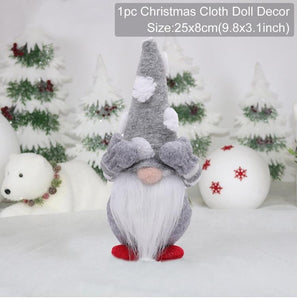 Gnome Christmas Faceless Doll Merry Christmas Decorations For Home Cristmas Ornament Xmas Navidad Natal New Year