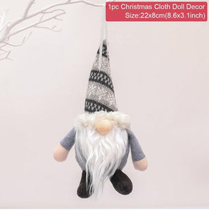 Gnome Christmas Faceless Doll Merry Christmas Decorations For Home Cristmas Ornament Xmas Navidad Natal New Year