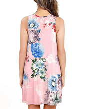 Load image into Gallery viewer, Spring / Summer Sleeveless Pullover Element Printed Pocket Swing Vest Dress-2