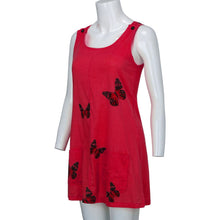 Load image into Gallery viewer, Summer Sleeveless Floral Butterfly Knee Above Casual Loose Mini Dress