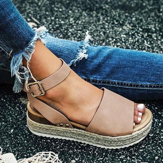 Women Sandals Plus Size Wedges Summer Flip Flop Platform Sandals