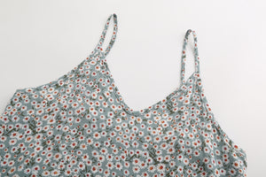 Women's Printing Beach Dress Off-Shoulder Short Sleeve Mini Dress