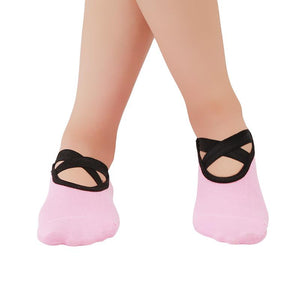 Women Professional Anti Slip Bandage Sports Yoga Socks Ladies Ventilation Pilates Ballet Socks Dance Sock Slippers