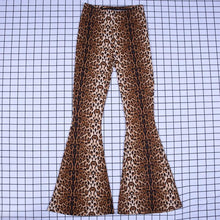 Load image into Gallery viewer, Sexy Leopard Print High Waist Flare Pants