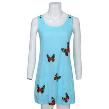 Load image into Gallery viewer, Summer Sleeveless Floral Butterfly Knee Above Casual Loose Mini Dress