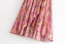 Load image into Gallery viewer, Retro Printed Bohemia Falbala Skirt Bottoms