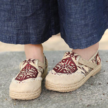 Load image into Gallery viewer, Ethnic Exqusite Embroidery Knitted Sandal Cloth Shoes For Women