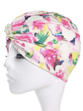 Load image into Gallery viewer, Trisass Floral Print &amp; Solid Color Women Swim Cap