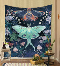 Load image into Gallery viewer, Nordic psychedelic hanging fabric background wall covering home decoration wall blanket tapestry bedroom wall hanging 95*73cm