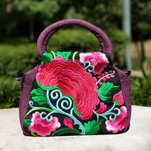 Load image into Gallery viewer, National embroidery bag linen bag handbag fabric