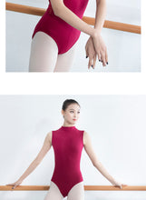 Load image into Gallery viewer, Dance training suit female adult ballet black backless gymnastics body suit dancing suit performance dance suit