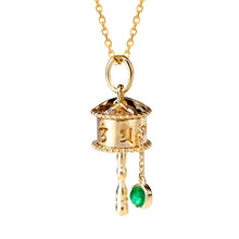 Load image into Gallery viewer, Six-character mantra prayer wheel pendant can be turned to pray for peace and protect necklace &amp; Earrings