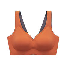Load image into Gallery viewer, Solid Color Latex Underwear with One-piece Contrasting Color and Beautiful Back, No Rims, Comfortable Buckles, Comfortable Vest Bra Women.