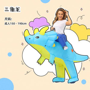 Halloween children's costume dinosaur inflatable clothes adult kids dinosaur clothes mounts Tyrannosaurus Christmas