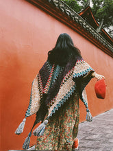 Load image into Gallery viewer, Ethnic style Tibetan wear cape coat shawl Lhasa scarf women wear grassland cloak outside