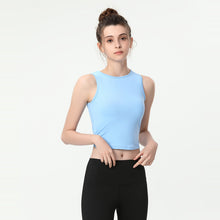 Load image into Gallery viewer, Sports vest women&#39;s fashion yoga beauty back blouse leisure fitness running shock vest