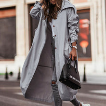Load image into Gallery viewer, Personality casual lapel midi trench coat