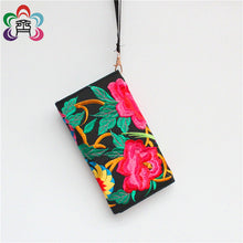 Load image into Gallery viewer, Ethnic Embroidery Bag Ladies Embroidery Coin Purse Hand Shoulder Dual-purpose Leisure Bag