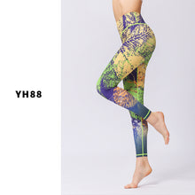 Load image into Gallery viewer, Printed Floral Yoga Pants Tight Exercise Yoga Clothing Slim Fitness Yoga Suit