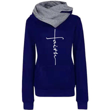 Load image into Gallery viewer, Lapel pattern embroidered hooded personalized sweater bottoming shirt