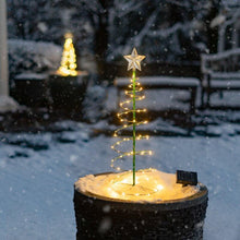 Load image into Gallery viewer, Solar Christmas Tree Outdoor Courtyard LED Lights