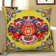 Load image into Gallery viewer, Tibetan ethnic style Thangka cushion pillow