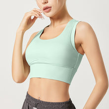 Load image into Gallery viewer, Threaded sports vest bra women&#39;s shockproof high-strength professional fitness yoga clothes top