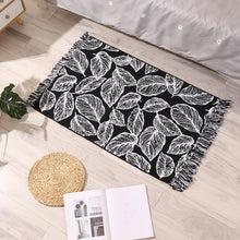 Load image into Gallery viewer, Nordic style cotton tassel woven floor mats Bedroom bedside mats Simple modern carpets