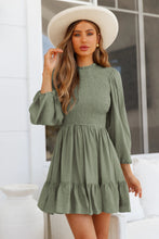 Load image into Gallery viewer, Fashion Ladies Long Sleeve Ruffle Dress Temperament High French Skirt